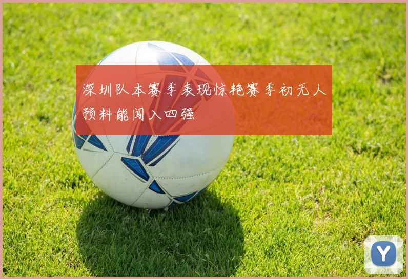 深圳队本赛季表现惊艳赛季初无人预料能闯入四强